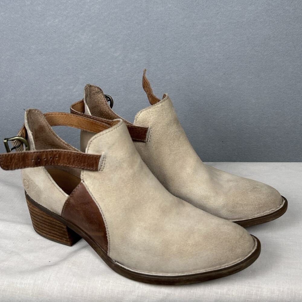 Born shoe boots Handcrafted Footwear Suede + Smooth Boho Modern women’s 8.5m